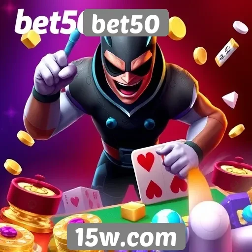 Variedade de jogos disponíveis na plataforma bet50